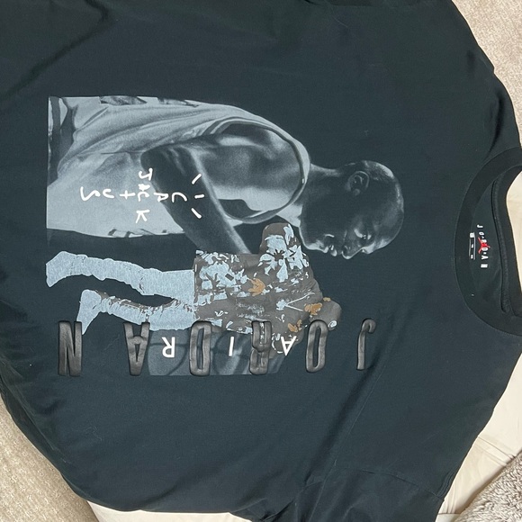 Travis Scott Jordan t-shirt sz XL mens - Picture 7 of 7